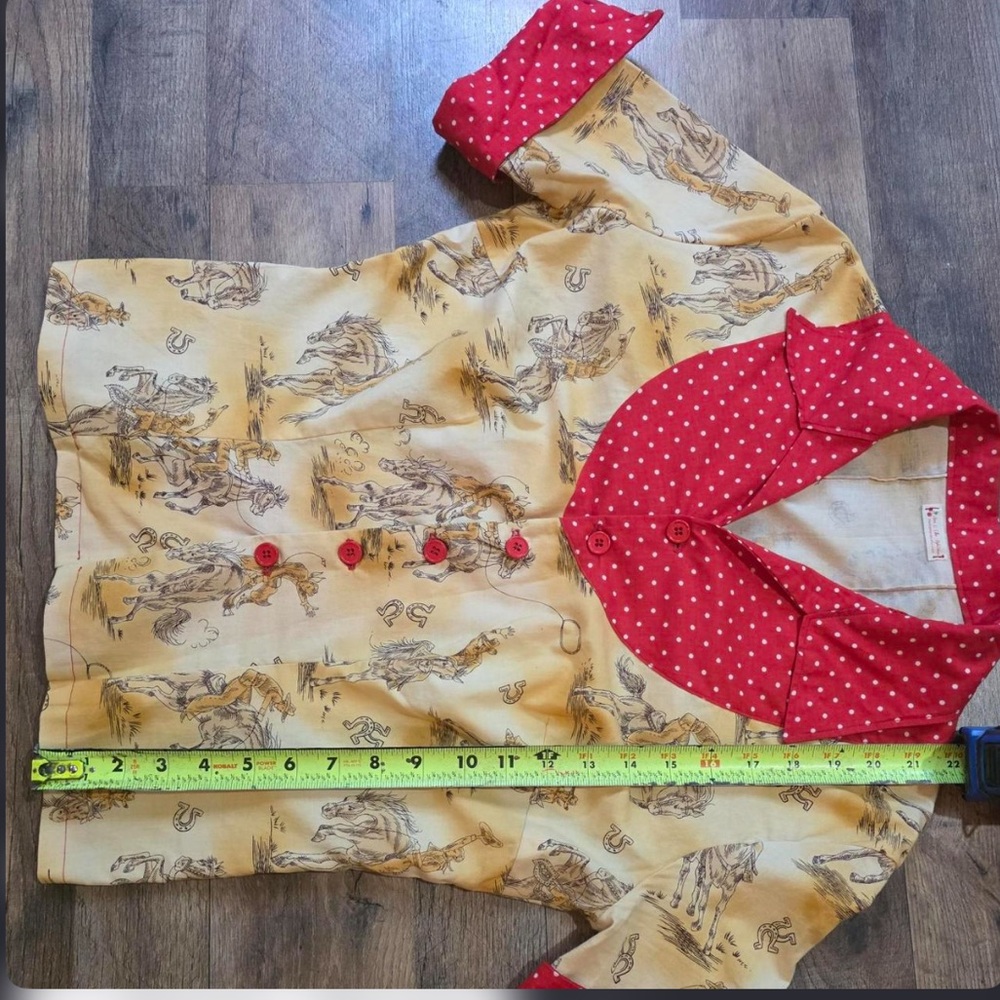 Vintage Handmade Western Rodeo Blouse - Picture 7 of 7
